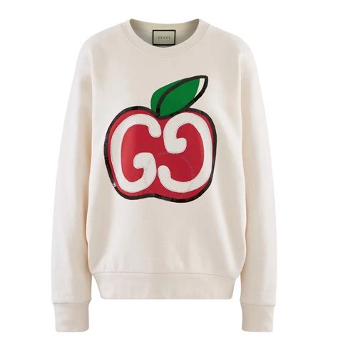 gucci apple sweatshirt|vintage gucci sweatshirt for sale.